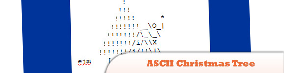 Создание ASCII елки анимации с помощью JavaScript