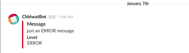 Slack log