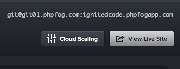 Git URL на PHPFog