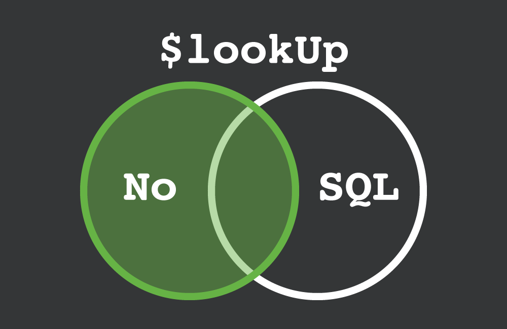 Использование $ lookUp с NoSQL