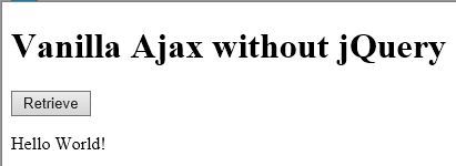 Скриншот ответа Ajax