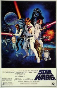 Оригинальный постер Звездных войн 1977 года