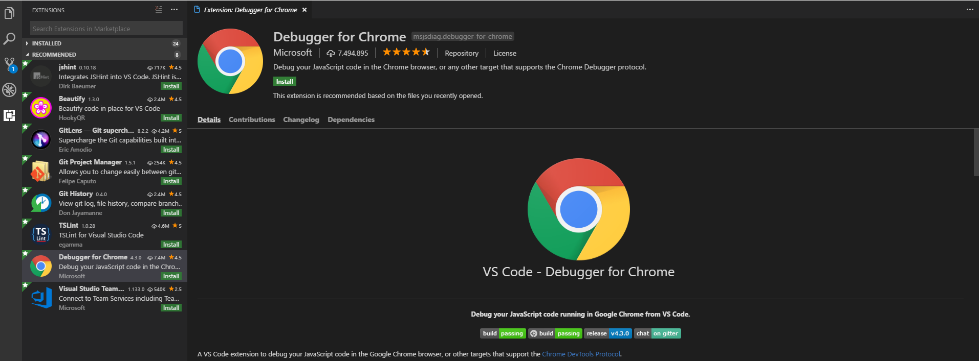 Отладчик для Chrome