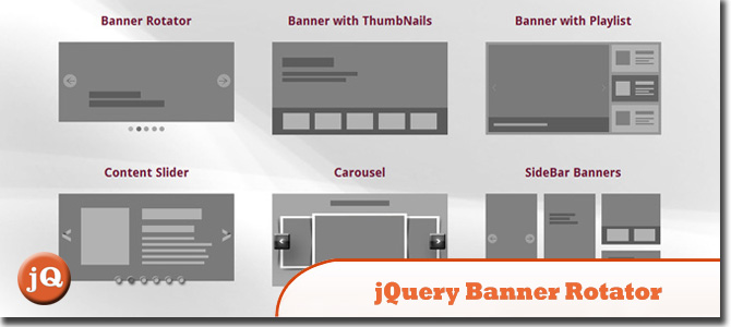 JQuery Баннер Ротатор