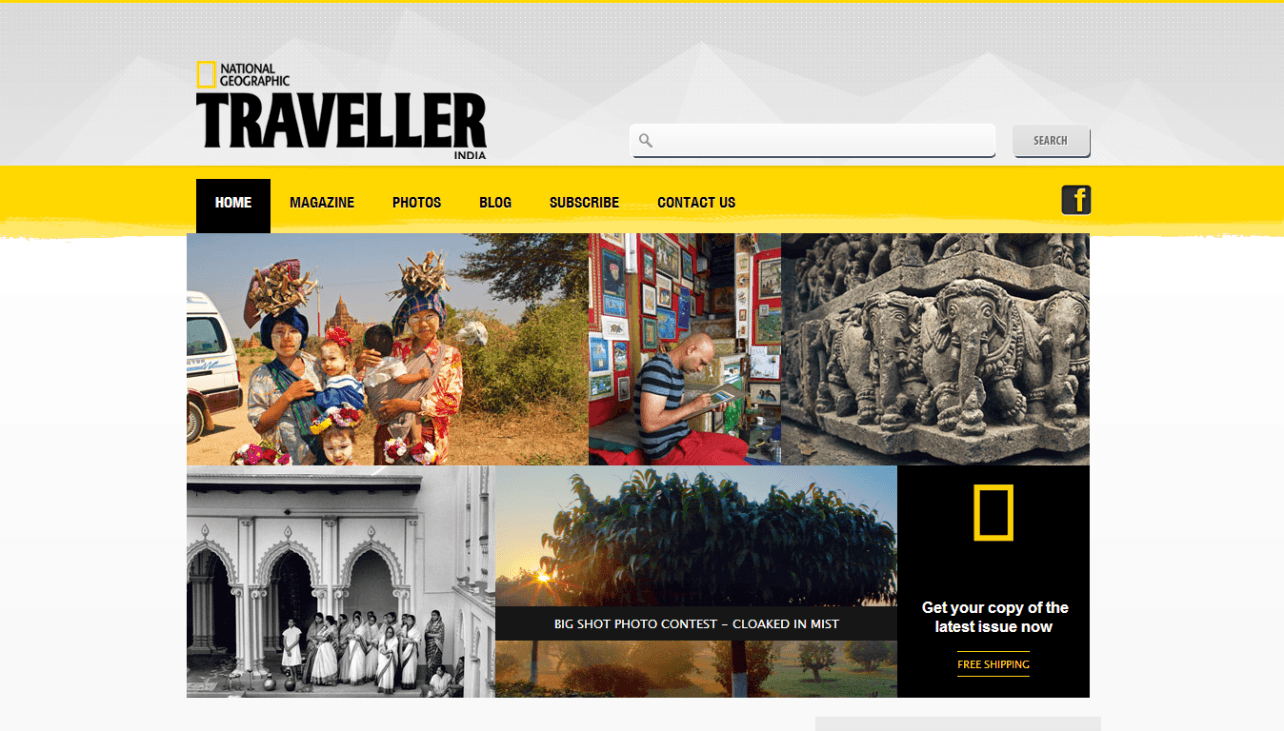 Веб-сайт: NatGeo Traveller