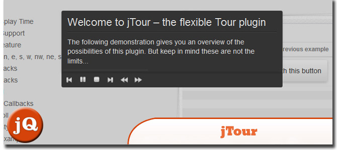 JQuery Tour