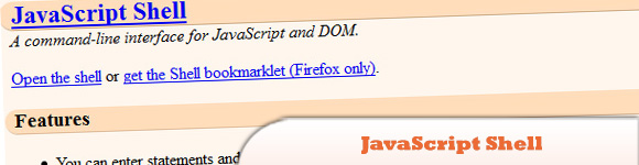JavaScript Shell