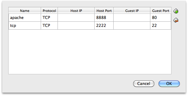 Настройка переадресации портов в VirtualBox