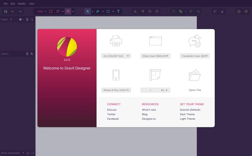 Расширение Gravit Designer Chrome