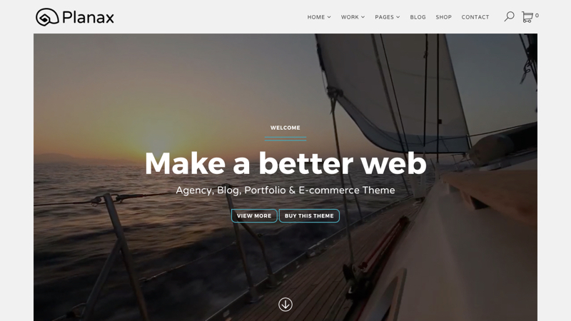 Planax Отзывчивый Тема WordPress