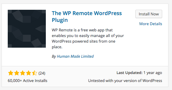 WP Remote Plugin Установить