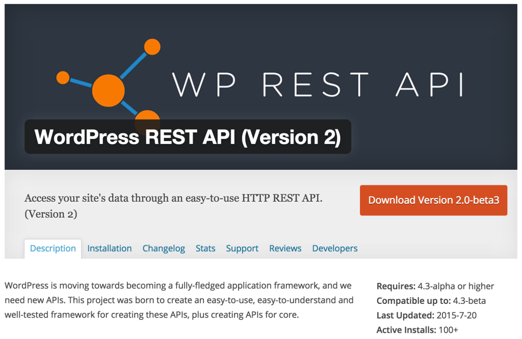 WP API плагин WordPress