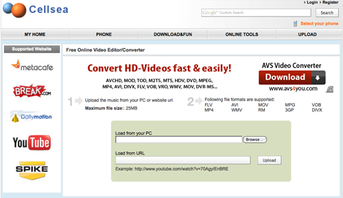 Cellsea Video Converter