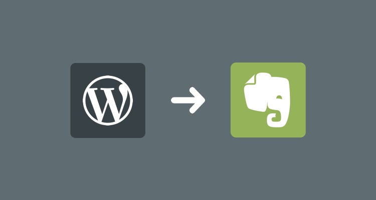 Evernote для WordPress рабочий процесс