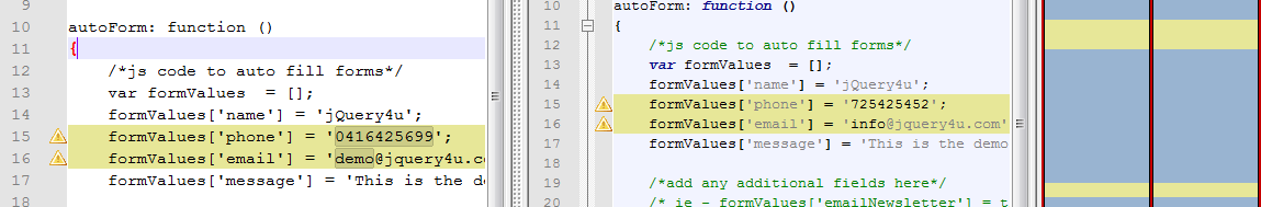 notepadplus-compare-lines