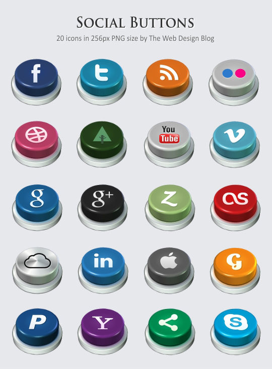 Социальный - 01 - социальные кнопки