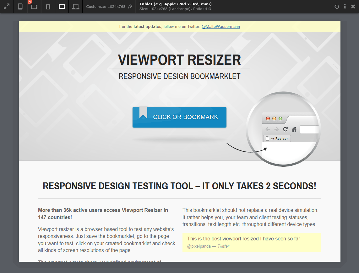 Viewport Resizer