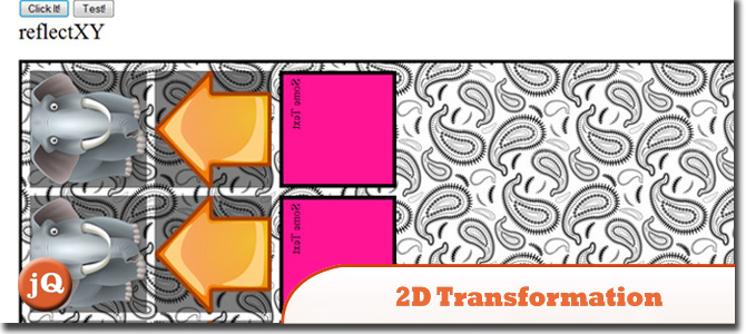 jQuery 2D трансформация