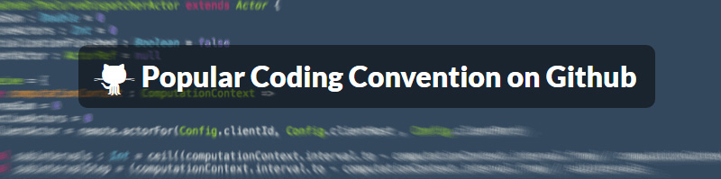 Популярная конвенция по кодированию на Github