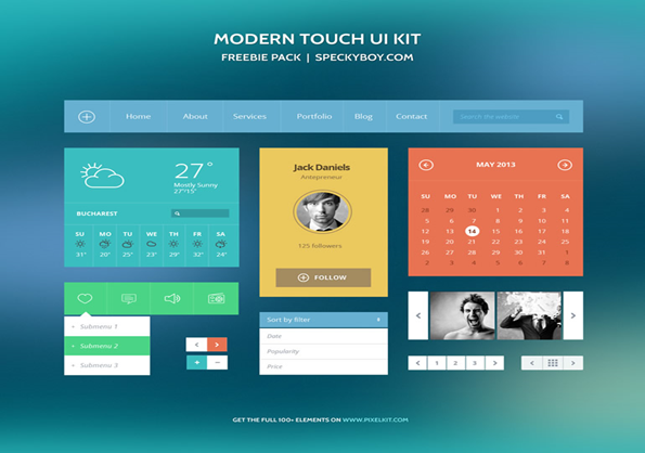 Modern Touch UI Kit