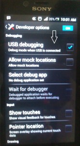 Включение отладки по USB в вашем телефоне Android