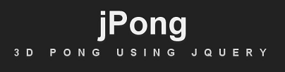 jquery 3d pong