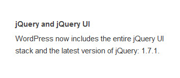 jquery-wordpress