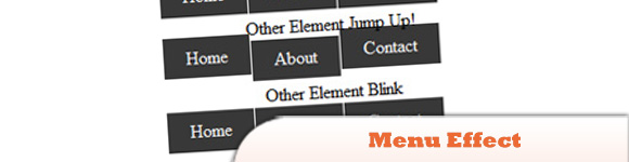 Плагин эффектов меню jQuery