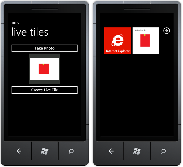 Dynamic Live Tiles Figure 2