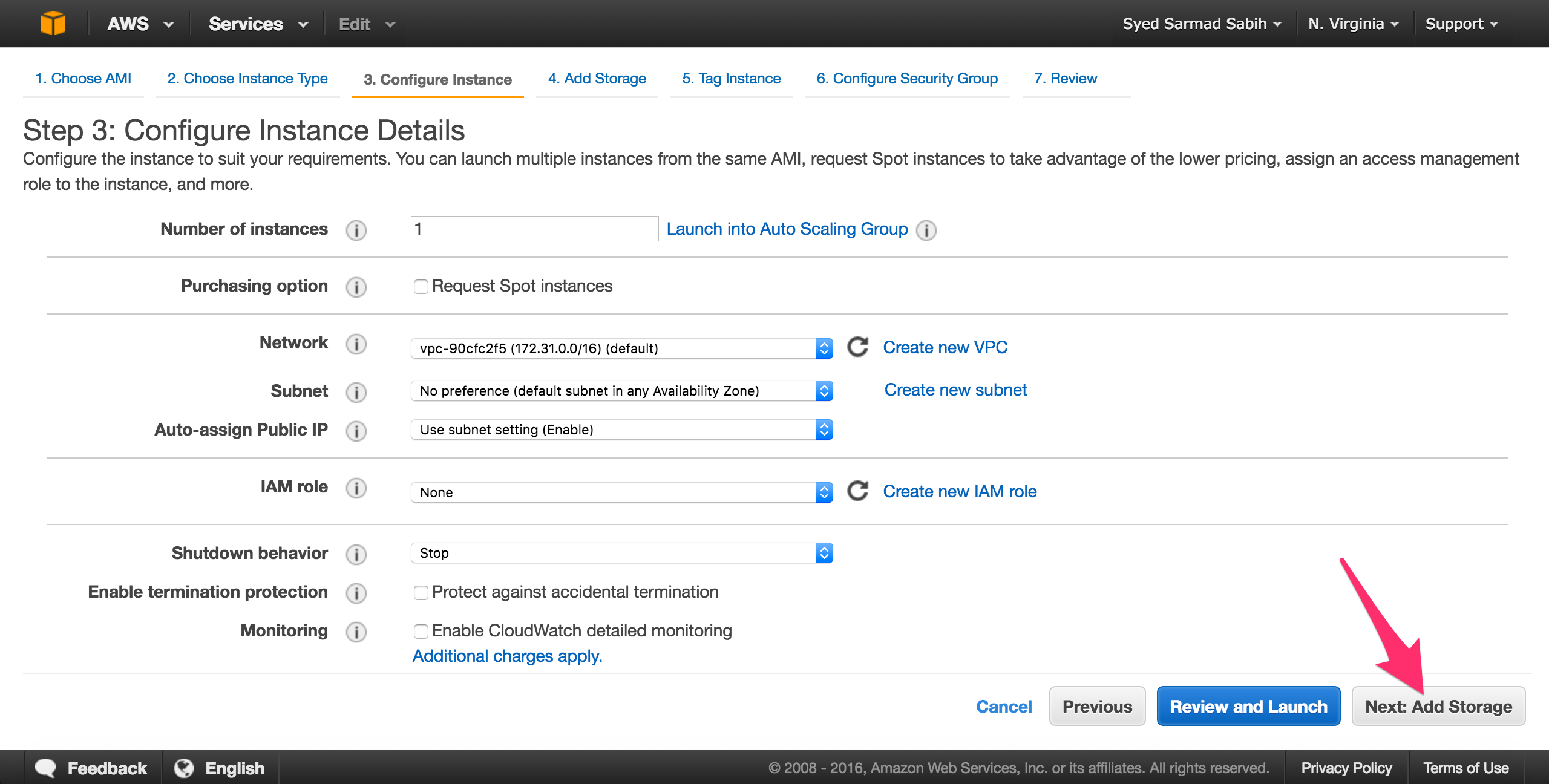 AWS-EC2-экземпляр деталь