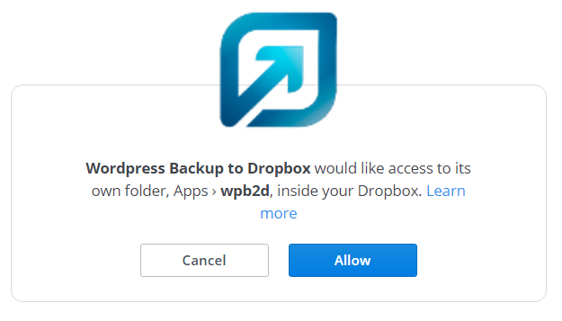 WordPress Dropbox позволяет создавать резервные копии