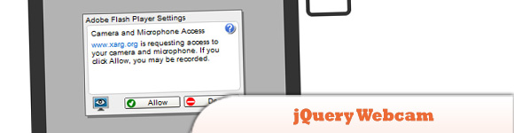 Веб-камера JQuery