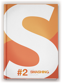 Head on shot of the cover of The Smashing Book #2.