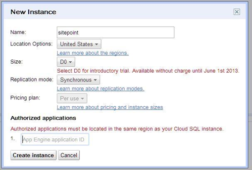 Google Cloud SQL