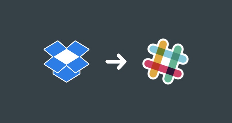 Рабочий процесс Dropbox to Slack