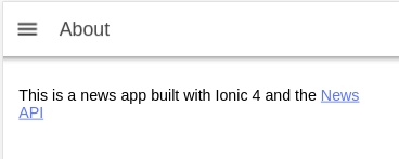 Ionic 4 Angular