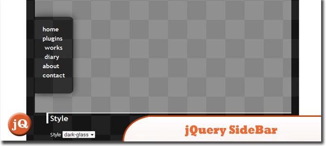 jQuery SideBar