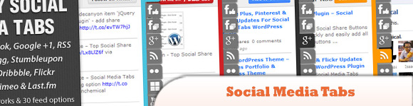 Вкладки jQuery для социальных сетей