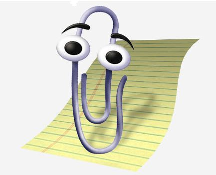 Clippy the lippy paperclip - Быть слишком полезным - это плохо!