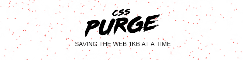 CSS Purge