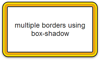 CSS3 Несколько границ