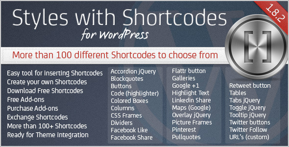 Styles with Shortcodes for WordPress