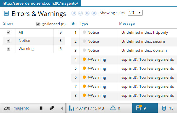 Z-Ray Errors and Warnings