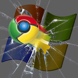 Google Chrome против Microsoft Windows