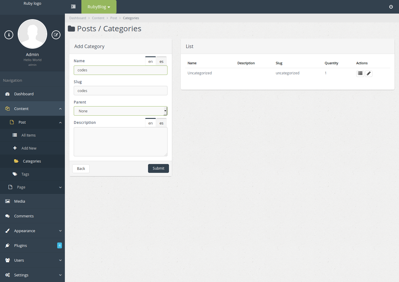 Camaleon-categories2