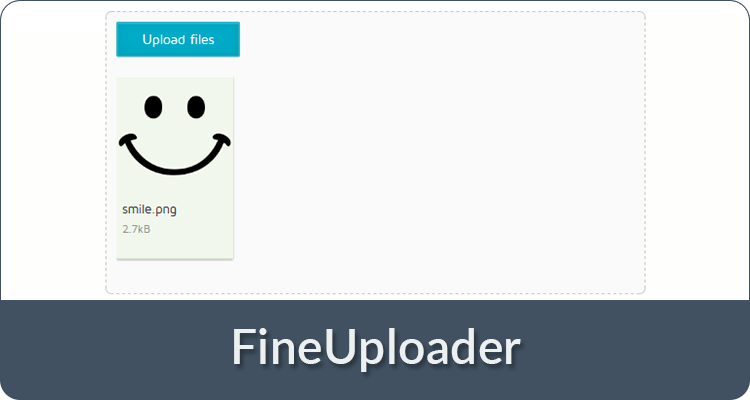 FineUploader Скриншот