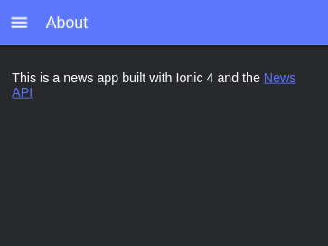 Ionic 4 Angular