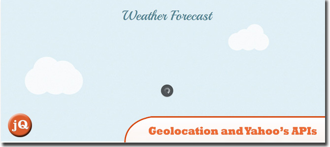 jQuery Geolocation и API-интерфейсы Yahoo