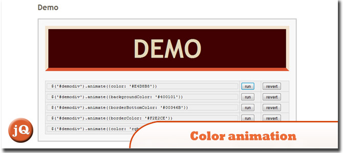 Цветная анимация jQuery-плагин