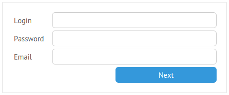 Webix multistep form with 'Next' button